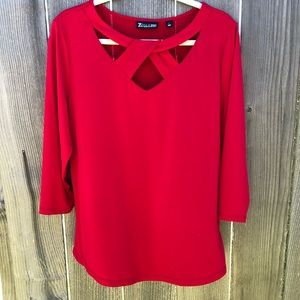 New York & Company💥Beautiful Red Top